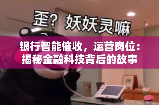 银行智能催收，运营岗位：揭秘金融科技背后的故事