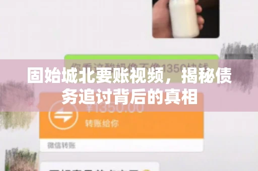 固始城北要账视频，揭秘债务追讨背后的真相