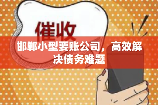 邯郸小型要账公司，高效解决债务难题