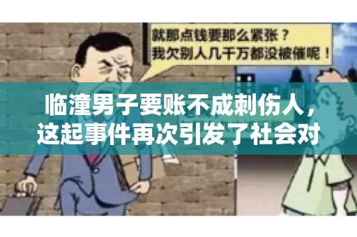 临潼男子要账不成刺伤人，这起事件再次引发了社会对讨债行为的关注。在这个故事中，我们不仅要了解事件的经过，还要思考如何避免类似悲剧的发生。