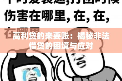 高利贷的来要账:揭秘非法借贷的困境与应对 高利贷的来要账:揭秘非法借贷的困境与应对