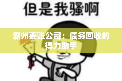 霸州要账公司:债务回收的得力助手 霸州要账公司:债务回收的得力助手