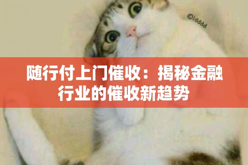 随行付上门催收：揭秘金融行业的催收新趋势